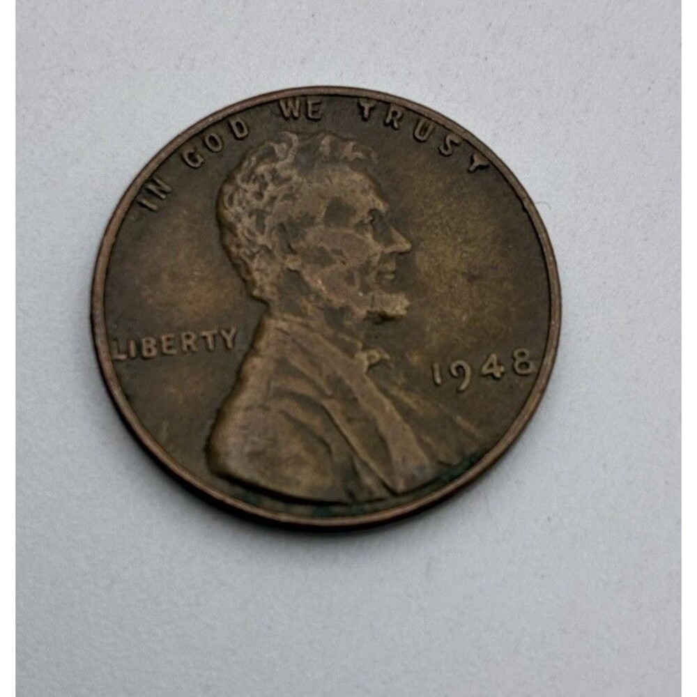 1948 Rare No Mint Mark “L”  Errors Wheat Penny Uncertified